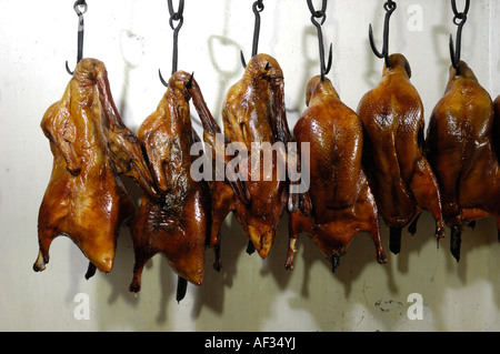 Li Qun Roast Duck Restaurant BEIJING CHINA Sep 2007 Stock Photo