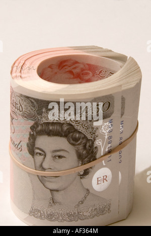 five thousand pounds in fifty pound notes Stock Photo - Alamy