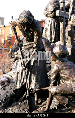 Irish Memorial National Monument at Philadelphia Stock Photo