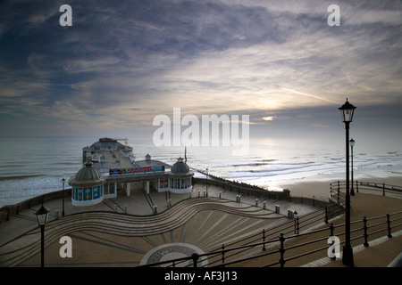 Cromer pier at dawn Stock Photo