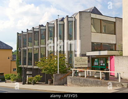 Library Brecon Wales UK Stock Photo