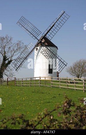 Ashton windmill at Chapel Allerton near Wedmore Somerset England Stock Photo