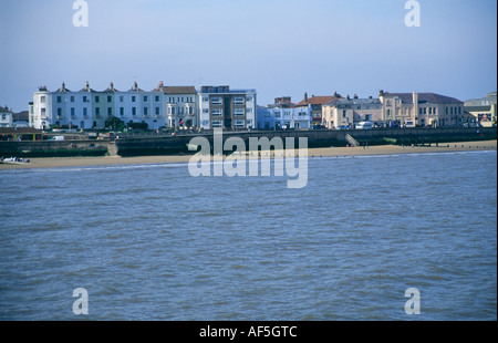 View of Walton on the Naze from the pier Essex England Stock Photo