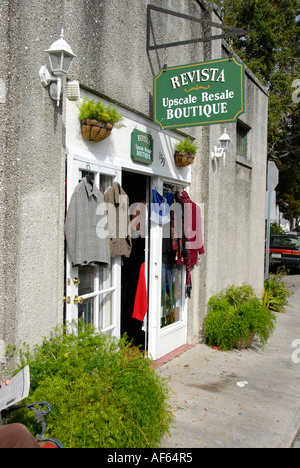 The Old City Shopping District at St Augustine Florida Fl Stock Photo ...