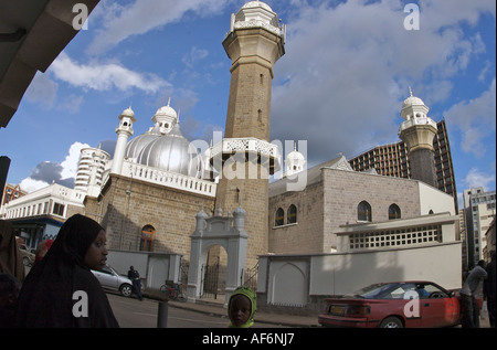 Jamia Mosque is a mosque located on Banda Street, Nairobi, Kenya Stock Photo