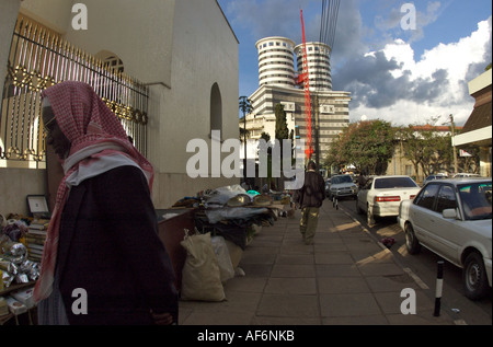 Jamia Mosque is a mosque located on Banda Street, Nairobi, Kenya Stock Photo