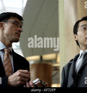 Two businessmen having discussion Stock Photo