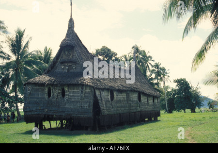 Along the Sepik River Papua New Guinea Stock Photo