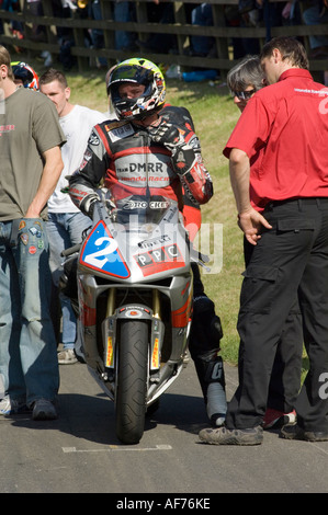 Motorbike Racing at Olivers Mount, UK Stock Photo - Alamy