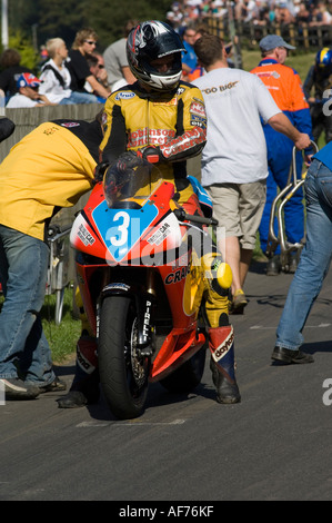 Motorbike Racing at Olivers Mount, UK Stock Photo - Alamy