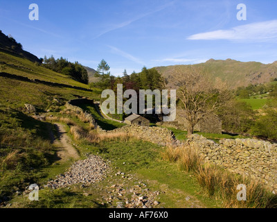 Deepdale near Patterdale in the English Lake District Stock Photo