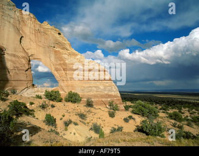 United States of America. Arizona. Landscape. White Mesa Arch rock formation. Stock Photo