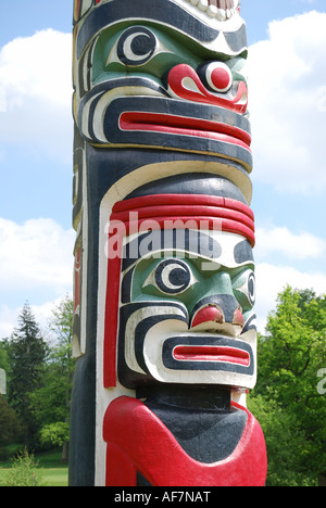 The Totem Pole, The Royal Landscape, Windsor Great Park, Virginia Water, Surrey, England, United Kingdom Stock Photo