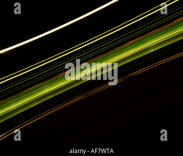 Abstract light trails. Stock Photo