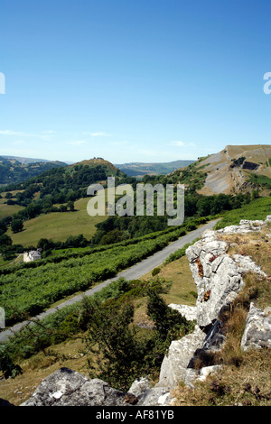 Trefor Rocks Trevor Rocks Vale of Llangollen Denbighshire Wales Stock Photo - Alamy