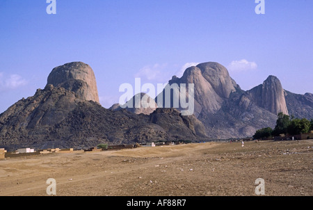 Jebel hills Kassala Sudan Stock Photo