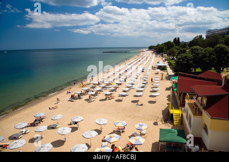 NUDIST BEACH ON THE BLACK SEA, GOLDEN SANDS, VARNA, BULGARIA, EUROPE
