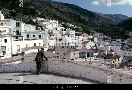 The typical Alpujarran village of Torvizcon near Orgiva in the Sierra de la Contraviesa Stock Photo