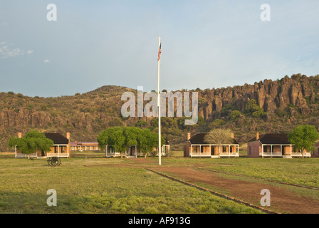 Officers' Row, Fort Davis National Historic Site, Texas Stock Photo - Alamy