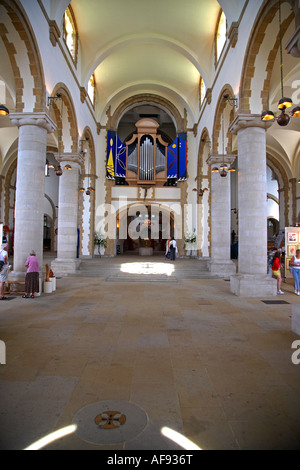 Interior of Portsmouth cathedral, Hampshire, England Stock Photo - Alamy