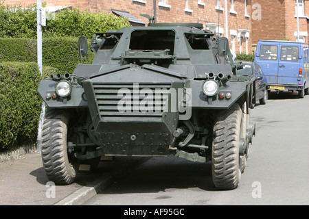 British army Saracen troop carrier on display at the tank museum Saumur ...