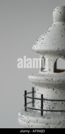 A Stock Photograph of a Lighthouse Shown in a Conceptual Still Life Way Stock Photo