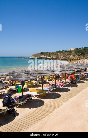 Praia da Oura near Albufeira Algarve Portugal Stock Photo