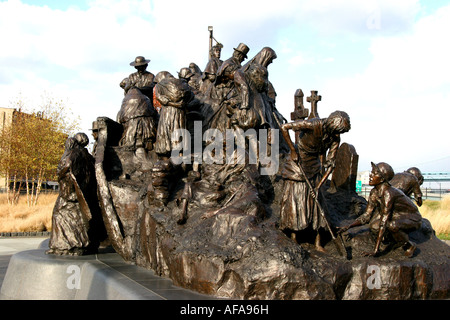 Irish Memorial National Monument at Philadelphia Stock Photo