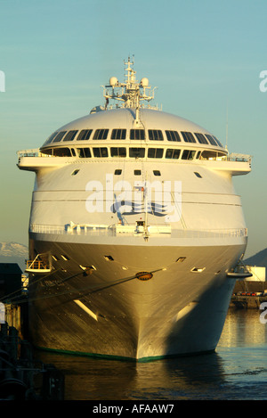 Regal Princess cruise ship docked at the port of Juneau, Alaska Stock Photo