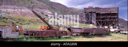 Atlas Coal Mine National Historic Site, Drumheller, Alberta, Canada Stock Photo