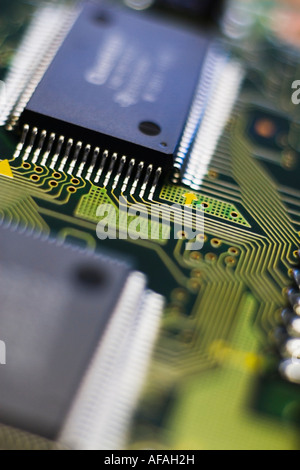 Control Board Memory Chip Modern Computer Memory Board Stock Photo - Alamy