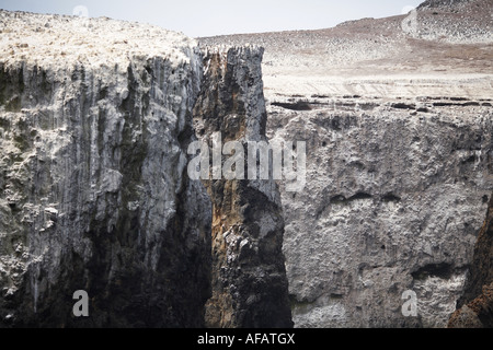 Slate Rock on Coast in Anacapa Island Channel Islands National Park, California Stock Photo