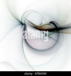Abstract fractal flame image