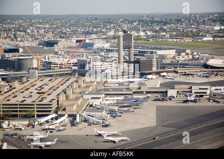 Logan International Airport in Boston Massachusetts Stock Photo