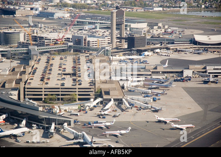 Logan International Airport in Boston Massachusetts Stock Photo