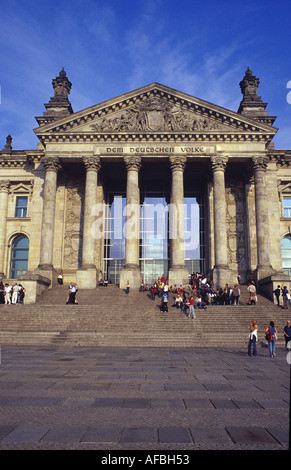The Reichstag in Berlin Germany Stock Photo