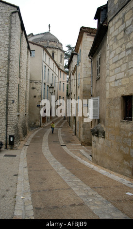 perigueux city street in the dordogne france Stock Photo