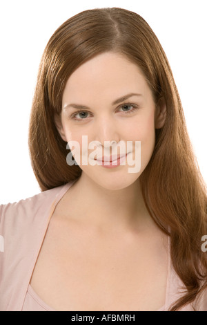 Portrait of a young woman looking at camera Stock Photo