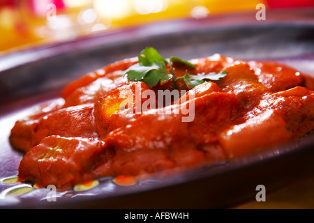 Indian chicken Madras curry. Stock Photo
