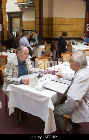 Le Dome du Marais restaurant, 9 rue de Bearn, 3rd arrondissement, Paris, France, Autumn 2007 Stock Photo