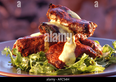 tandoori spare ribs Stock Photo