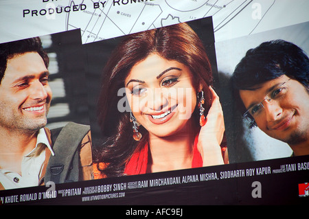 Poster for Bollywood film 'Life in a Metro' featuring Shilpa Shetty, India Stock Photo