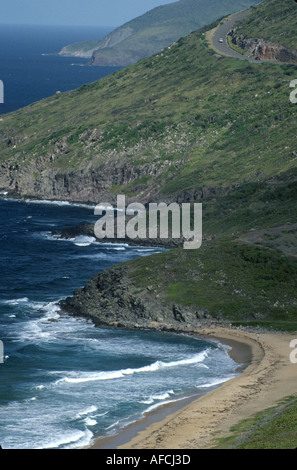 St. Kitts,Nevis,West Indies,Leeward Islands,Caribbean Sea water Lesser Antilles,Tropics,warm weather,climate,Southeast Peninsula,Dr. Kennedy Simmonds Stock Photo