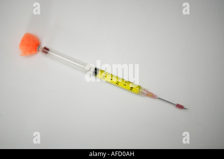 Anaesthetization arrow for a blowpipe Stock Photo