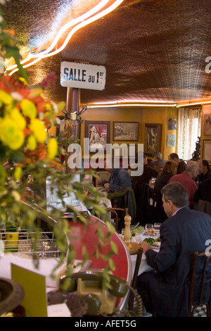 Chez Paul Restaurant near Bastille in Paris France Stock Photo