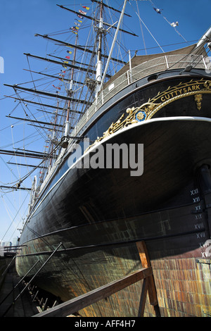 Cutty Sark Stern Greenwich London UK Stock Photo - Alamy