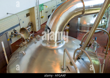 Miller Brewing Kettles, Milwaukee, Wisconsin, USA Stock Photo