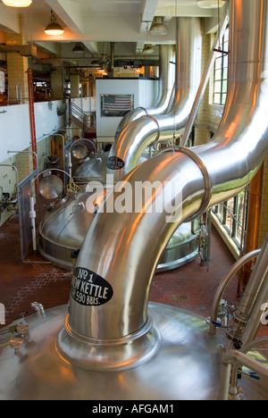 Miller Brew Kettles, Milwaukee, Wisconsin, USA Stock Photo