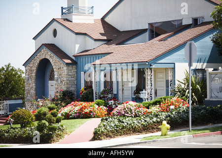 Small Church in El Segundo, West Los Angeles, California, USA Stock Photo