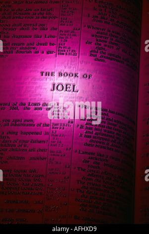 Joel, Book Of The Bible Stock Photo - Alamy